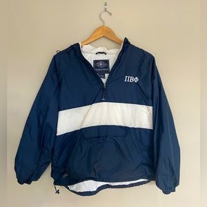 Charles River apparel! navy windbreaker! Size S.